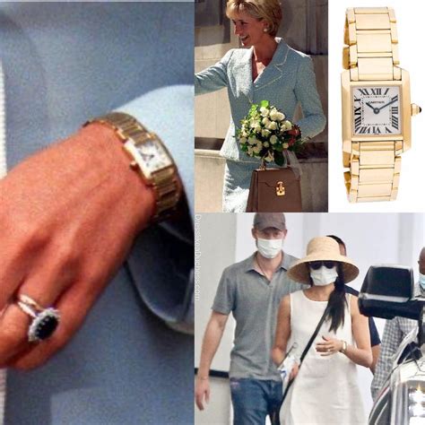 meghan markle cartier tank watch.